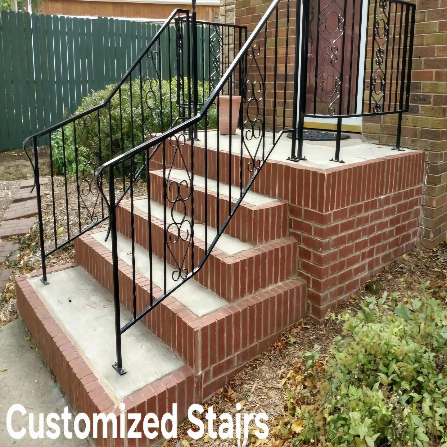 Brick stairs project Sioux City