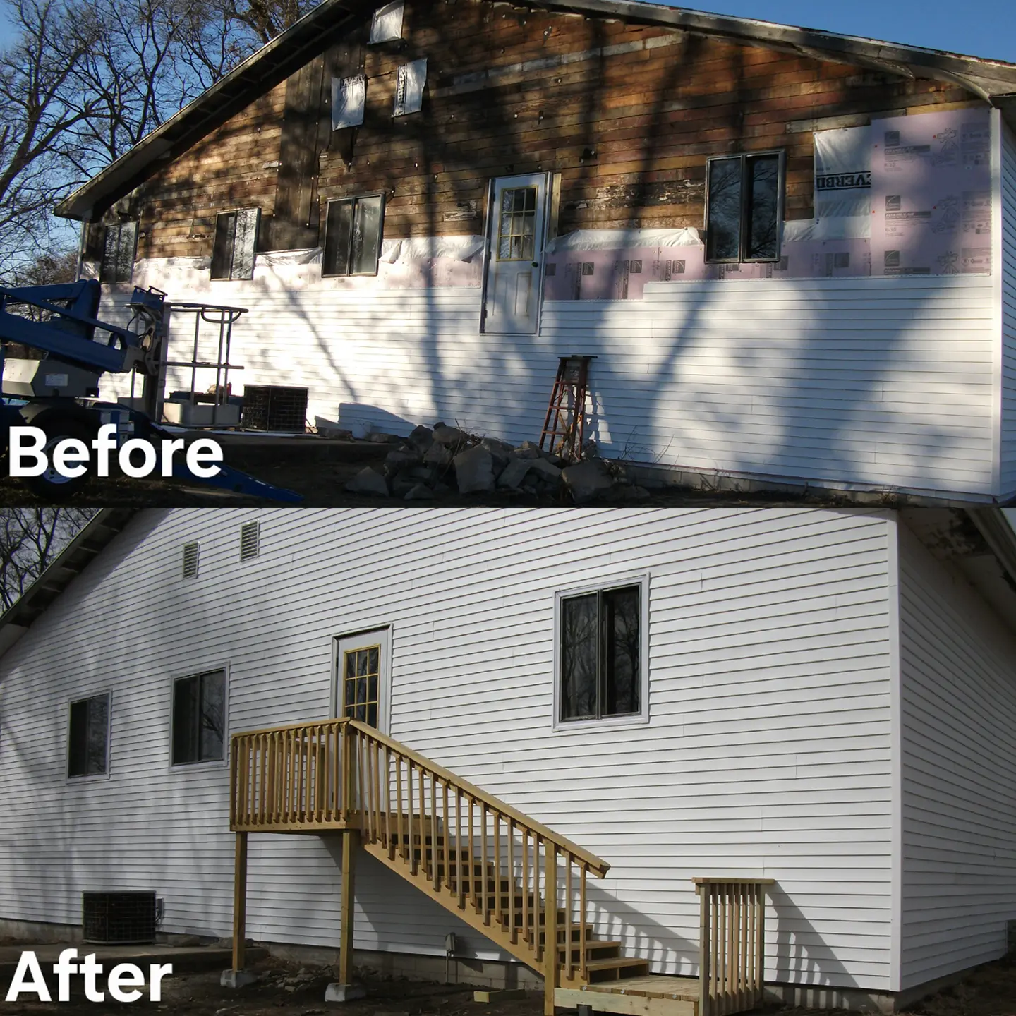 Stairs and deck Sioux City