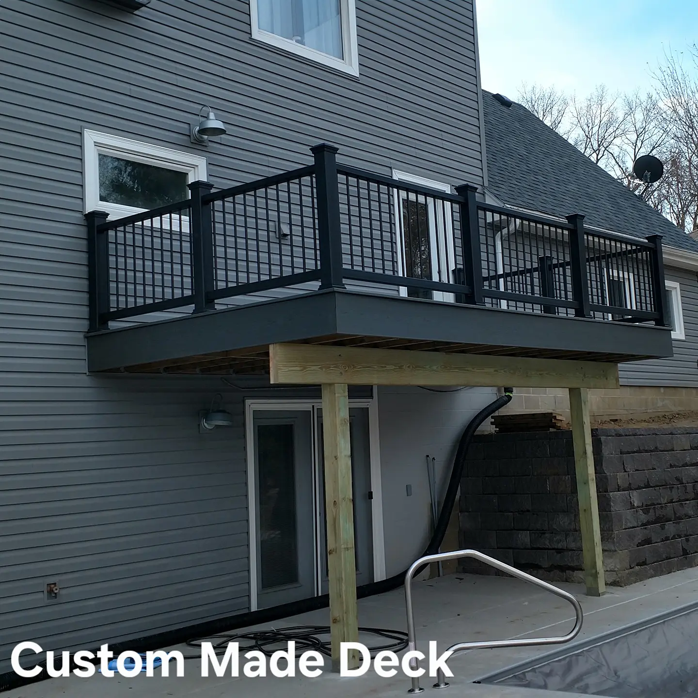 Custom-built deck Sioux City